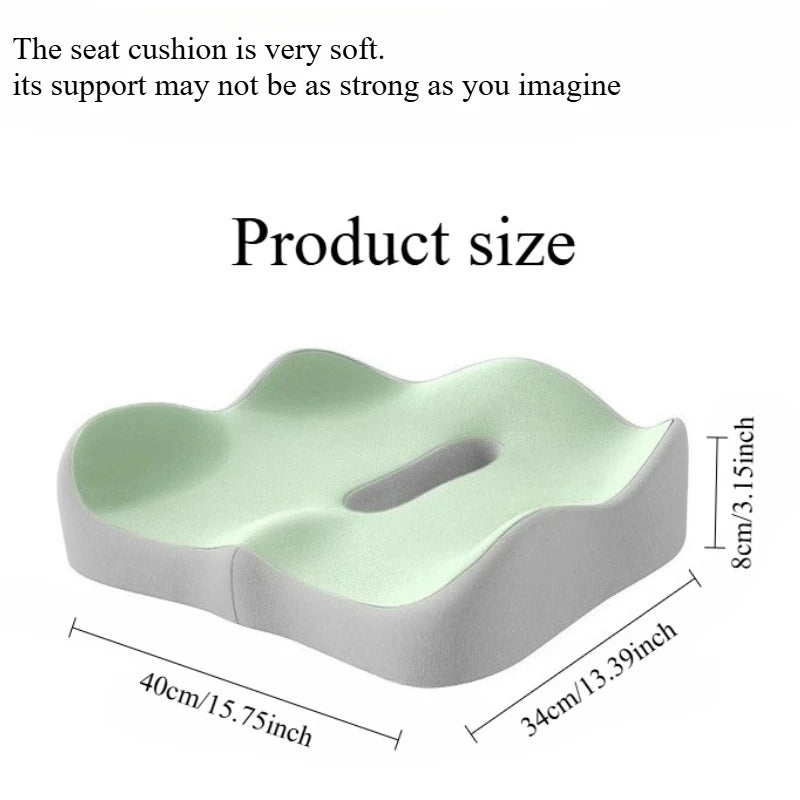 3D Ergonomic Memory Foam Seat Cushion