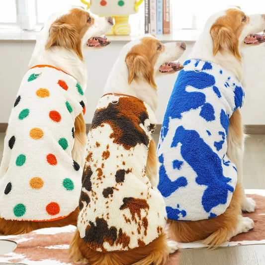Warm Flannel Dog Fleece Vest for Autumn & Winter
