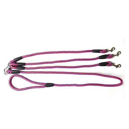 Adjustable 3-Way No-Tangle Dog Leash