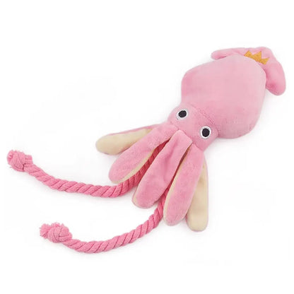 Octopus Plush Rope Dog Toy