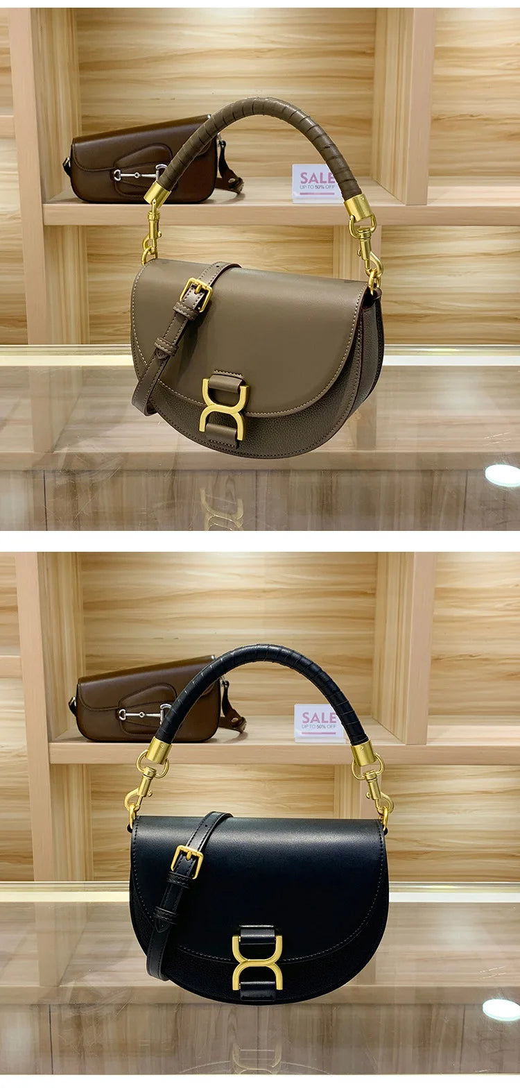 Vintage Leather Diaper Bag