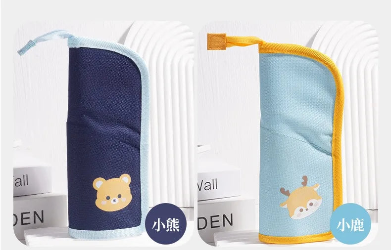 Expandable Desk Pen Holder & Pencil Pouch