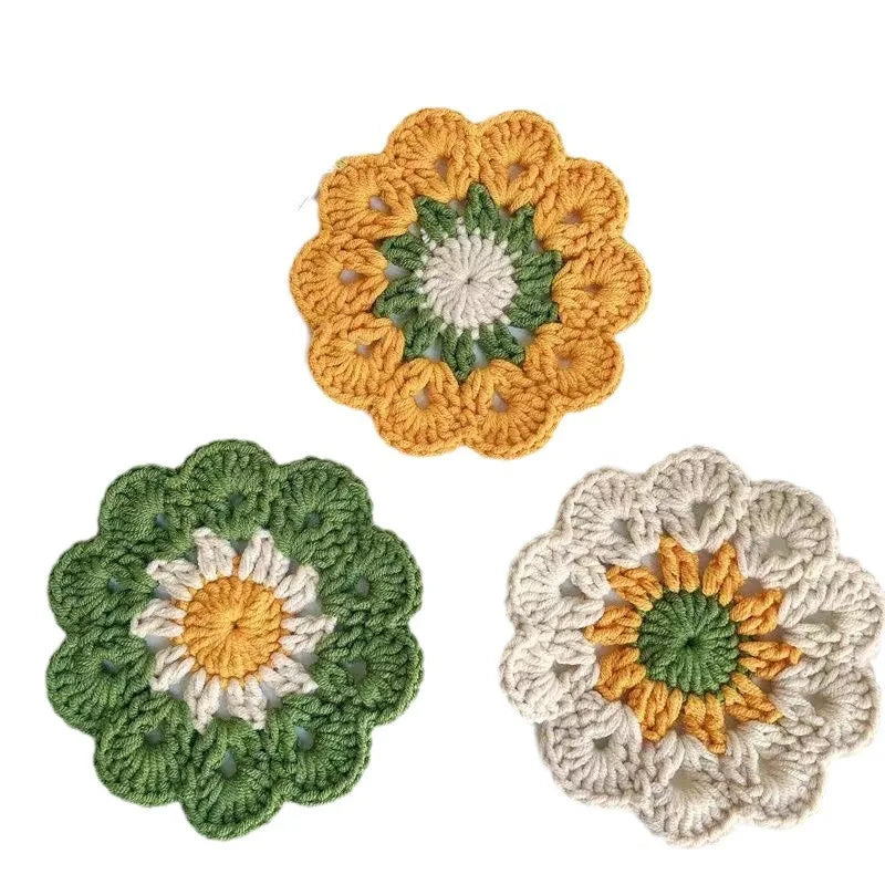 Handmade Crocheted Cotton Coaster