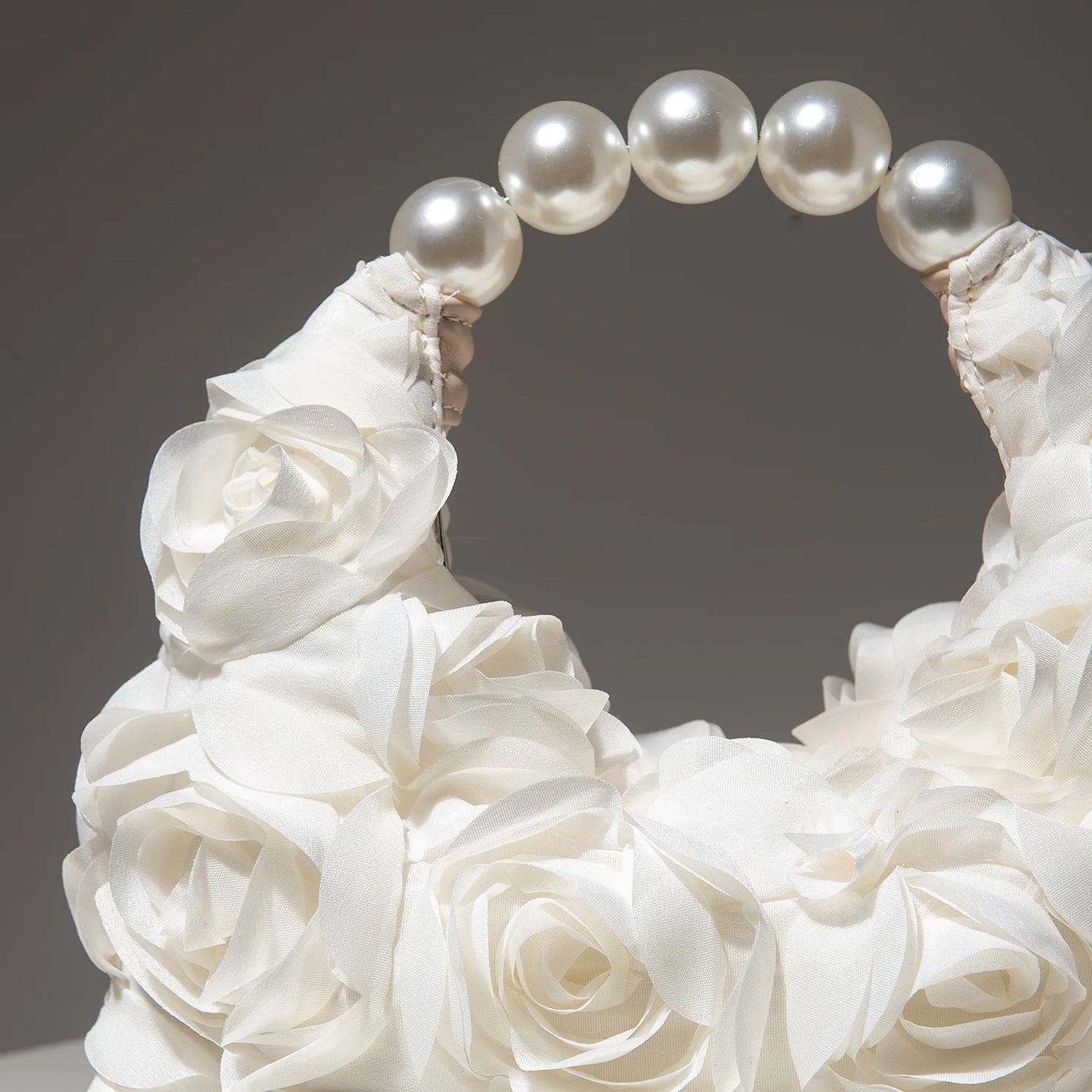 Floral Pearl Evening Party Handbag