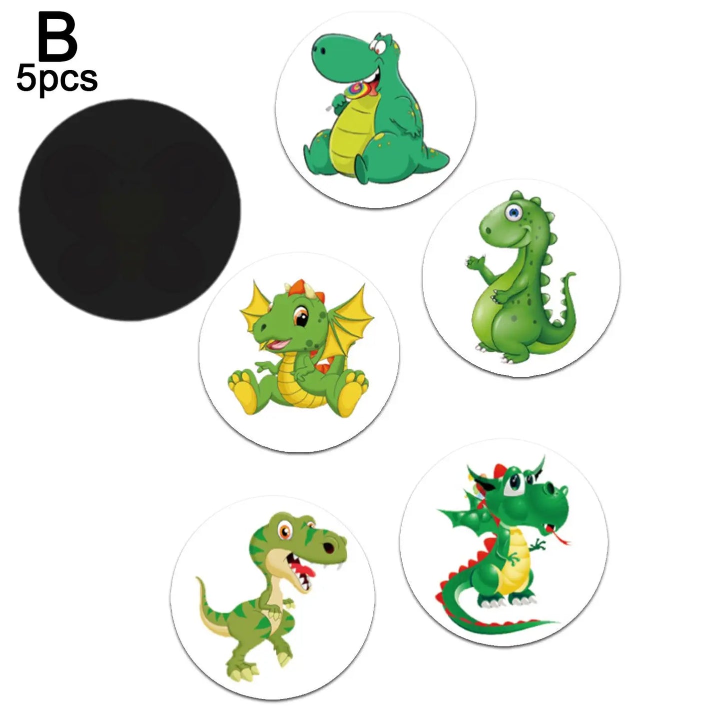 5Pcs Color Changing Toilet Sticker