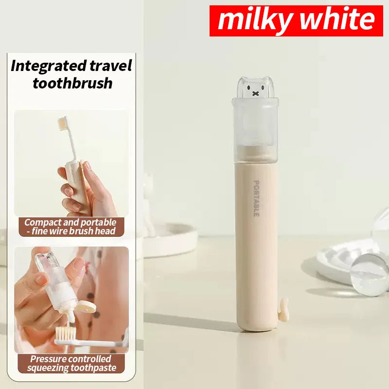 Portable Folding Travel Toothbrush Set