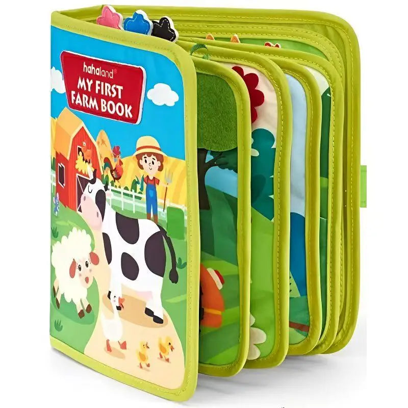 Interactive Farm-Themed Felt Learning Book