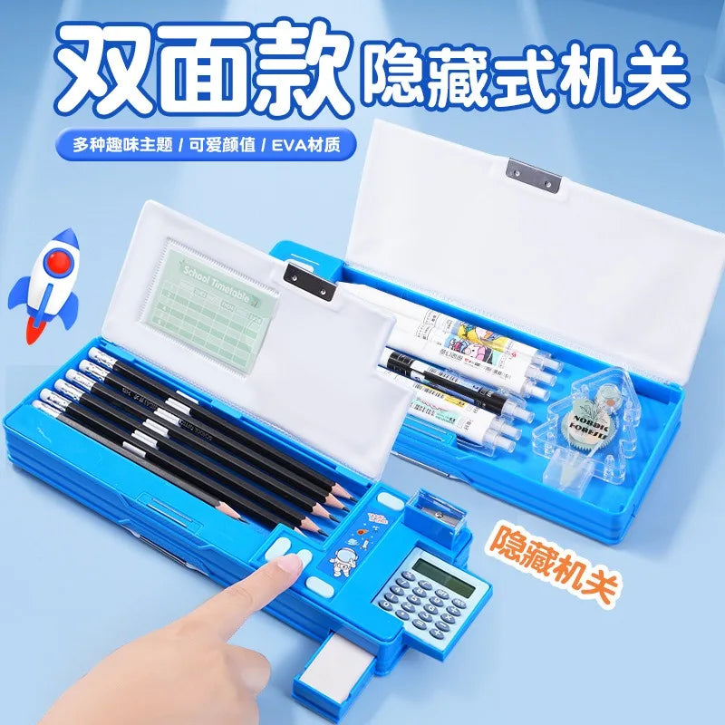 Cartoon Calculator Pencil Case