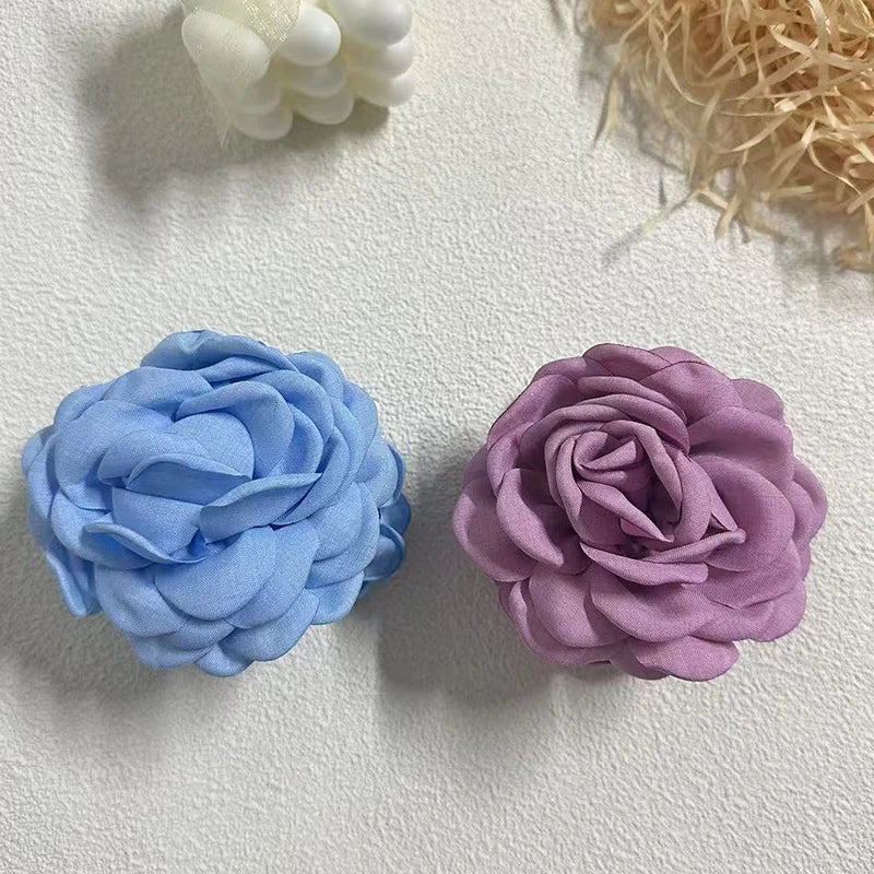 Rose Flower Hair Clip for Women
