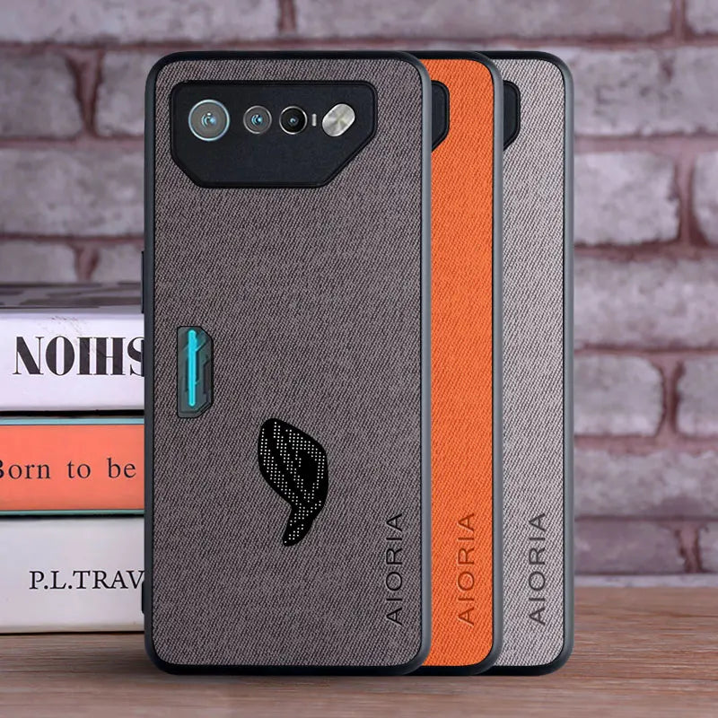 Textured Leather Phone Case for ASUS ROG Phone 6 & 7