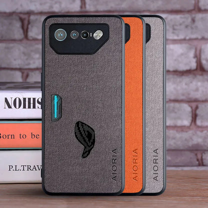 Textured Leather Phone Case for ASUS ROG Phone 6 & 7