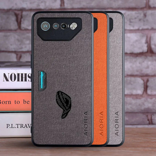 Textured Leather Phone Case for ASUS ROG Phone 6 & 7