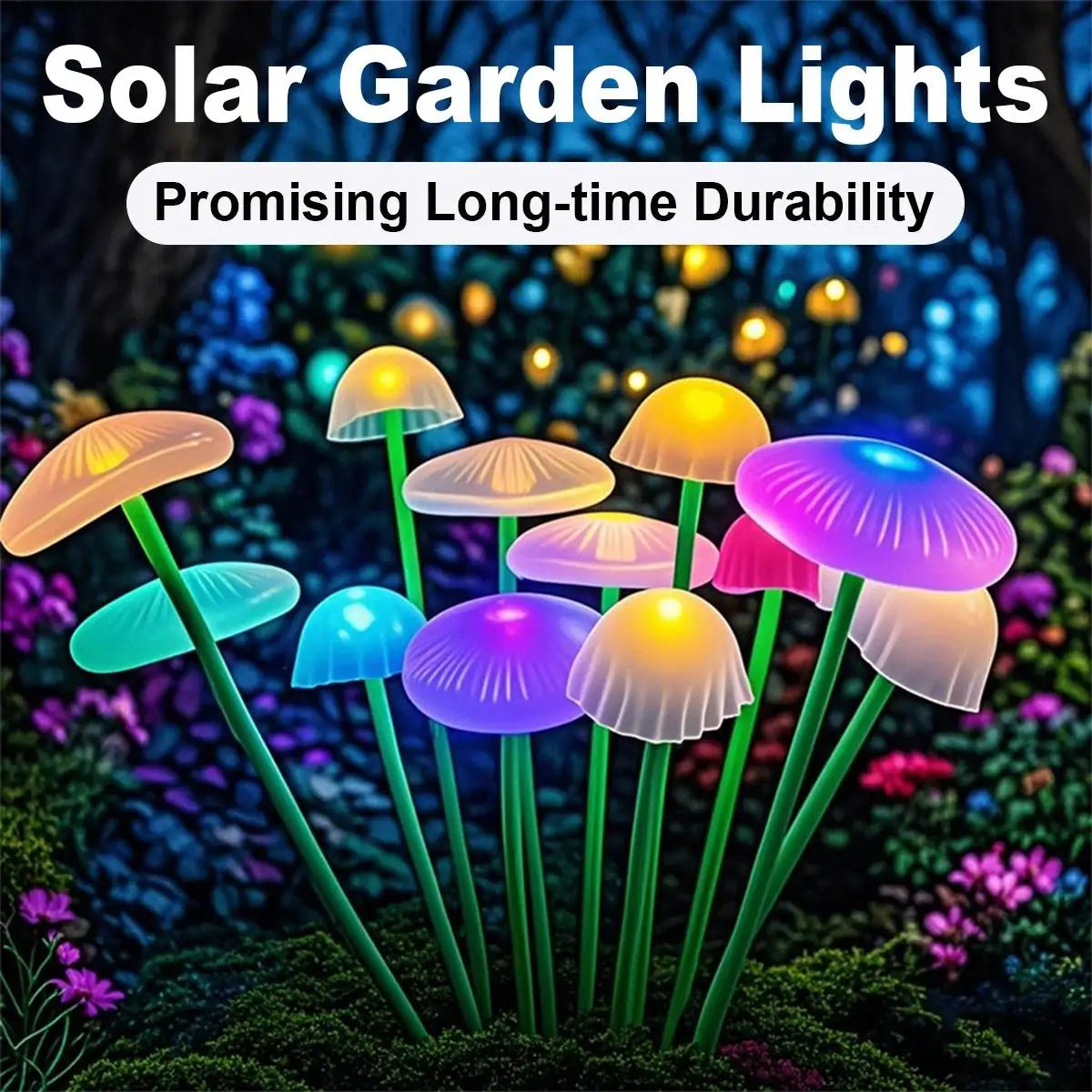Solar LED Jellyfish Garden Lights