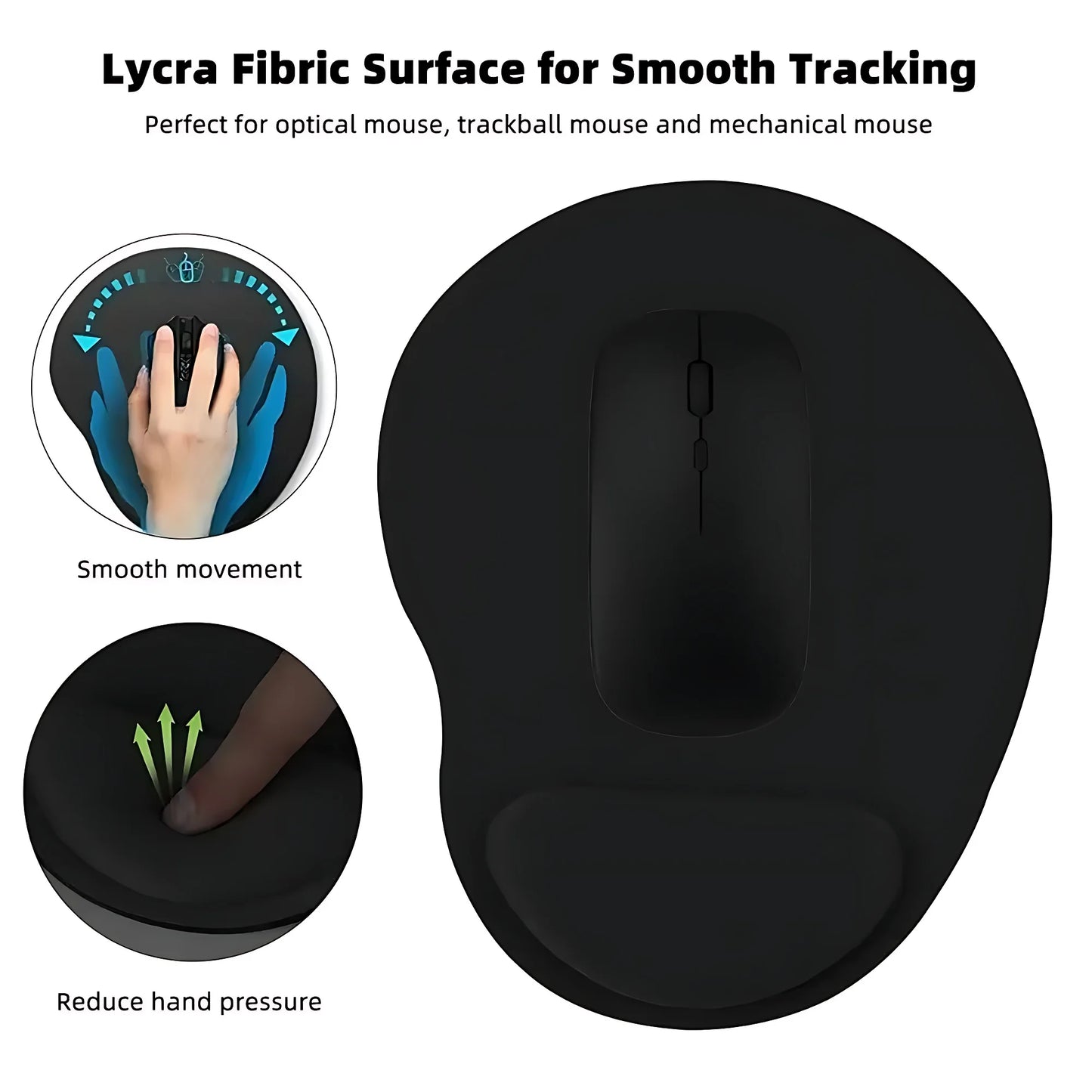 Ergonomic Wrist Rest Mouse Pad