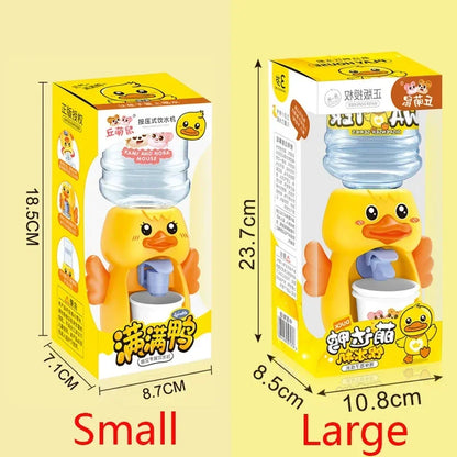 Cartoon Mini Water Cooler with Cup & Bottle