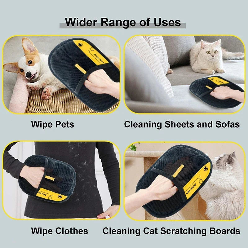 Pet Hair Removal Grooming Glove