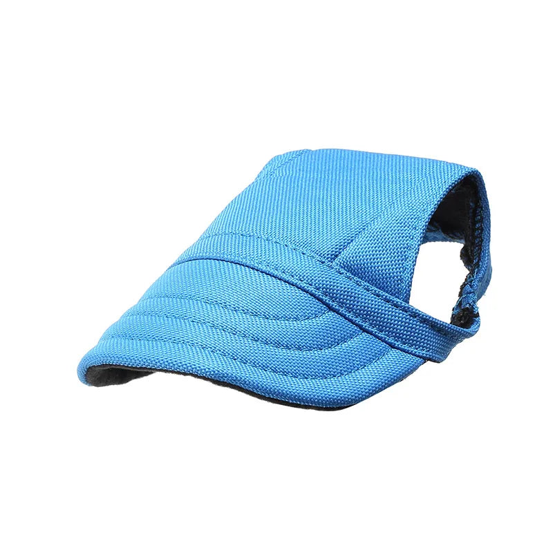 Summer Sunscreen Dog Baseball Cap with Ear Holes