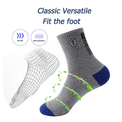 Bamboo Fiber Men’s Socks 5 Pairs