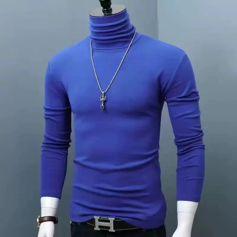 Men’s High-Neck Thermal Long Sleeve Shirt