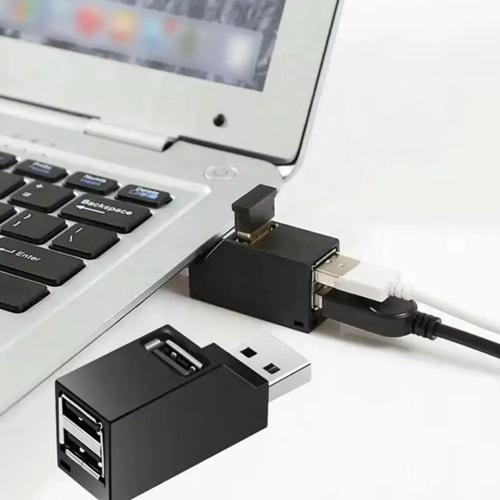 USB 3.0 Mini Hub Adapter – 3-Port Expansion