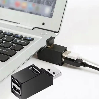 USB 3.0 Mini Hub Adapter – 3-Port Expansion