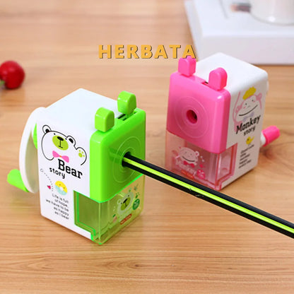 HERBATA Korean Style Hand Crank Pencil Sharpener