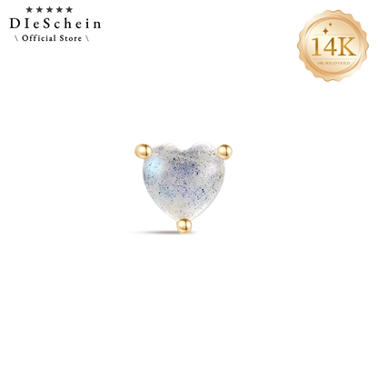 14K Solid Gold Cartilage Stud Earrings