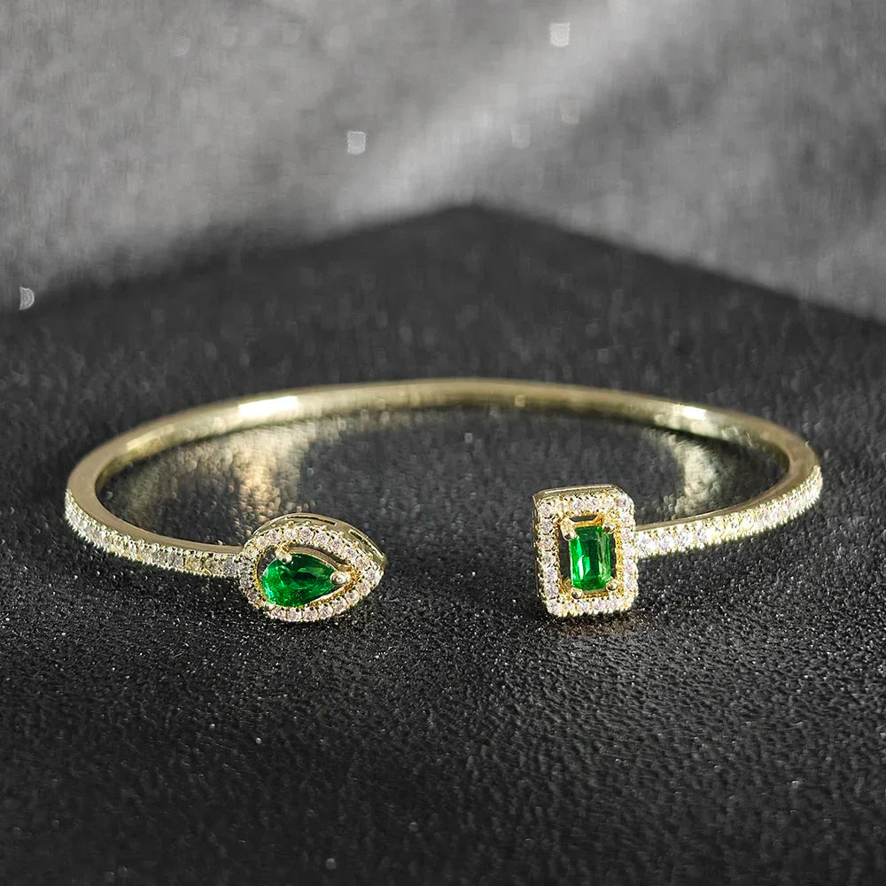 Adjustable Snake-Inspired Cuff Bracelet
