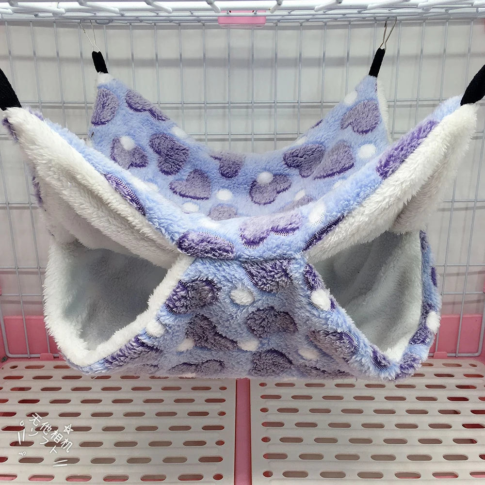 Winter Warm Double-Layer Small Pet Hammock