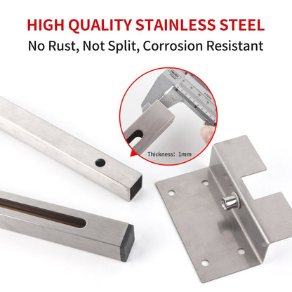Adjustable Stainless Steel Undermount Sink Support Bar (1 Piece)