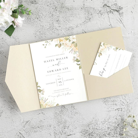 Premium 250g Green Invitation Envelopes
