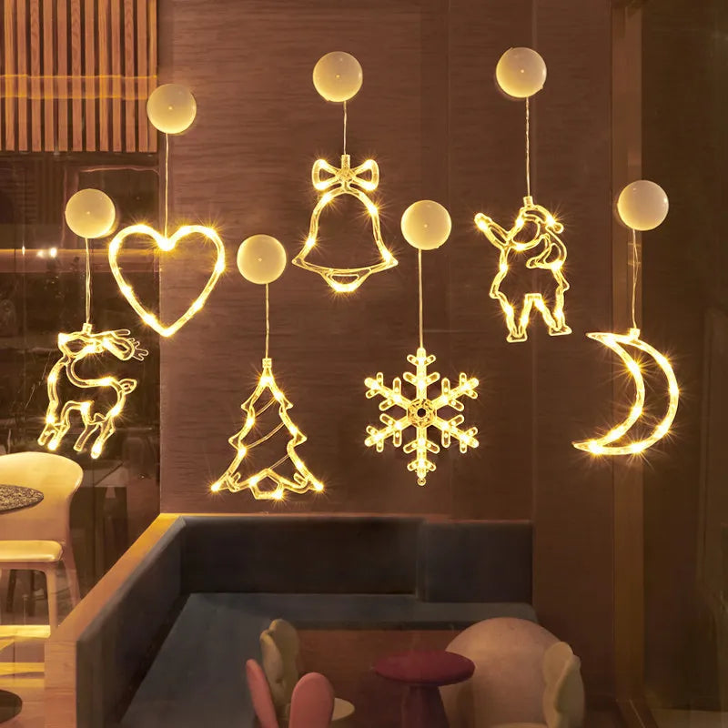 LED Christmas Window Suction Light