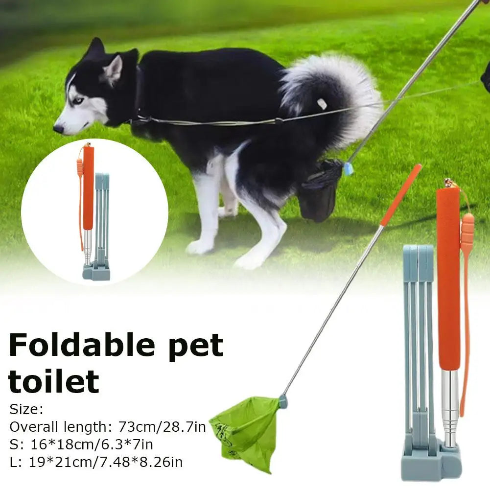 Long Handle Dog Pooper Scooper Cleaning Tool