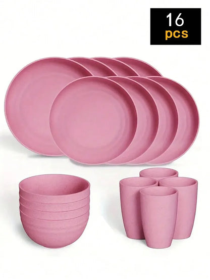 Reusable Plastic Tableware Set