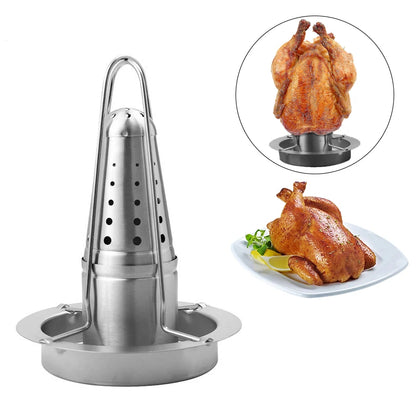 Stainless Steel Vertical Chicken Roaster Rack
