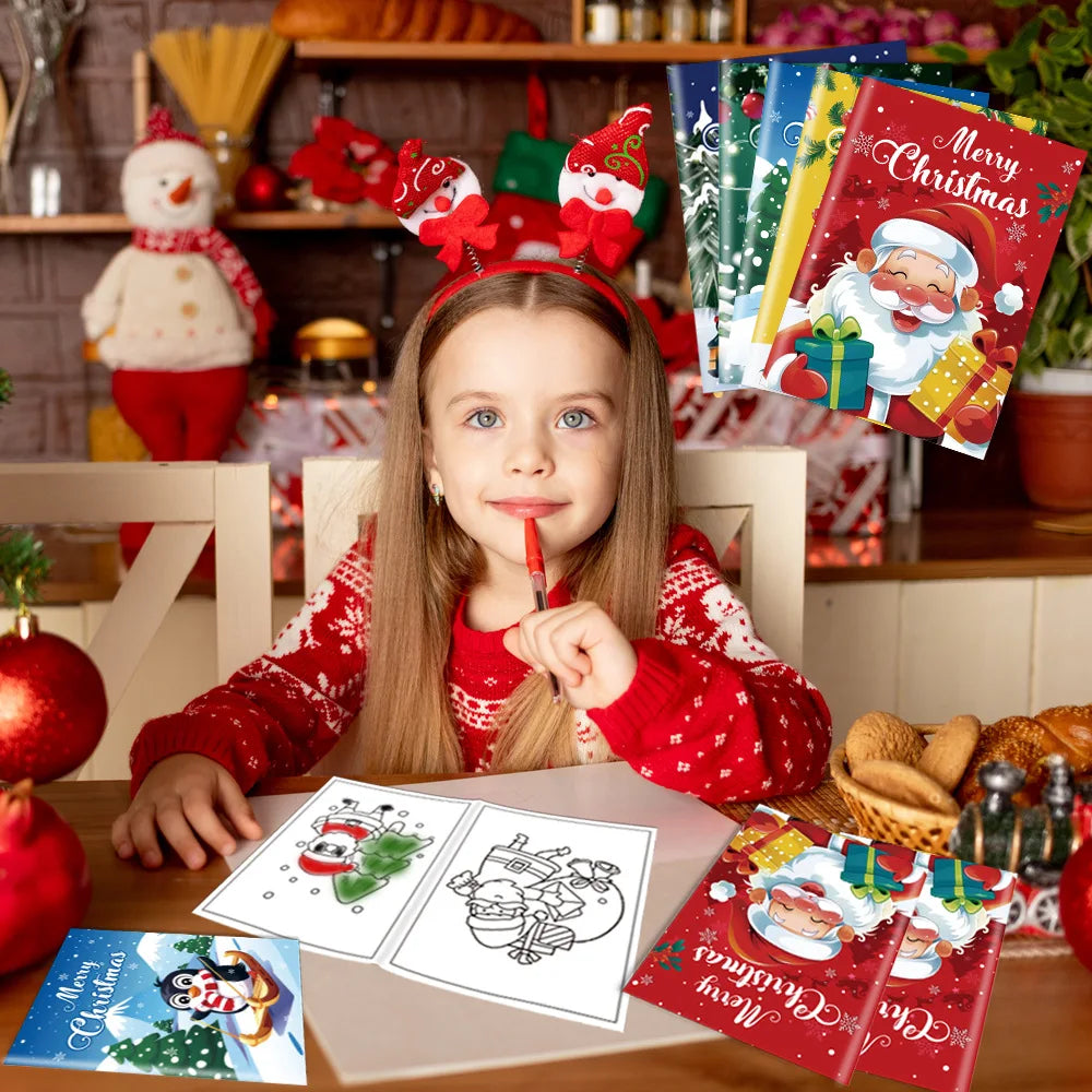 Christmas Coloring Book Set