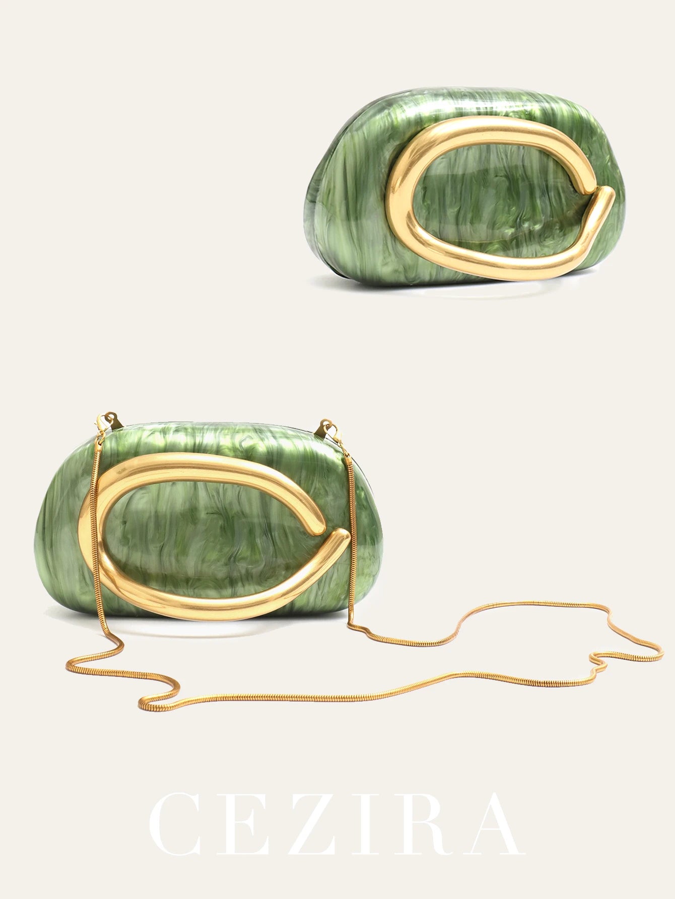 Luxury Acrylic Evening Clutch Bag