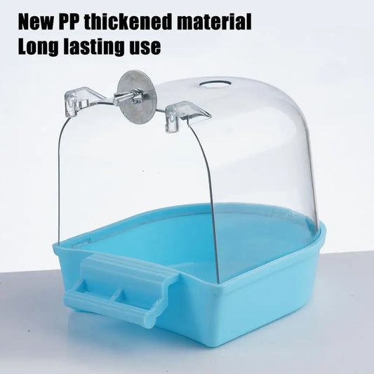 Hanging Acrylic Bird Bath for Cage