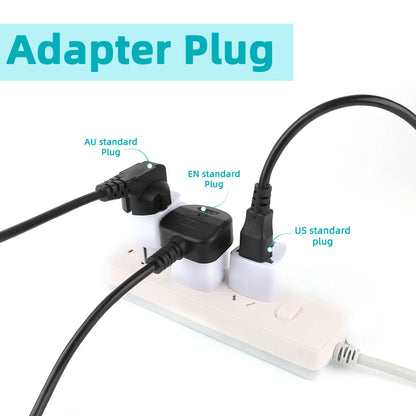 EU UK US AU IEC C13 Power Cable – 10A Appliance Lead