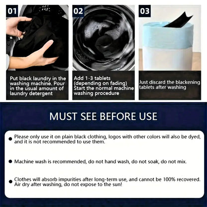 Dark & Black Clothing Brightening Sheets