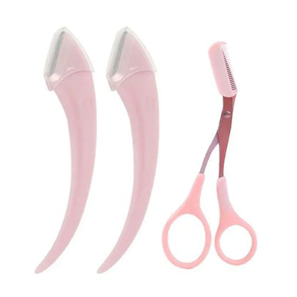 Eyebrow Trimming Razor & Brow Comb Set