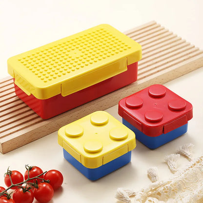 Portable Building Block Lunch Box for Kids