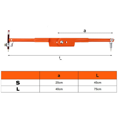 Adjustable Steel Carpenter’s Circle Compass