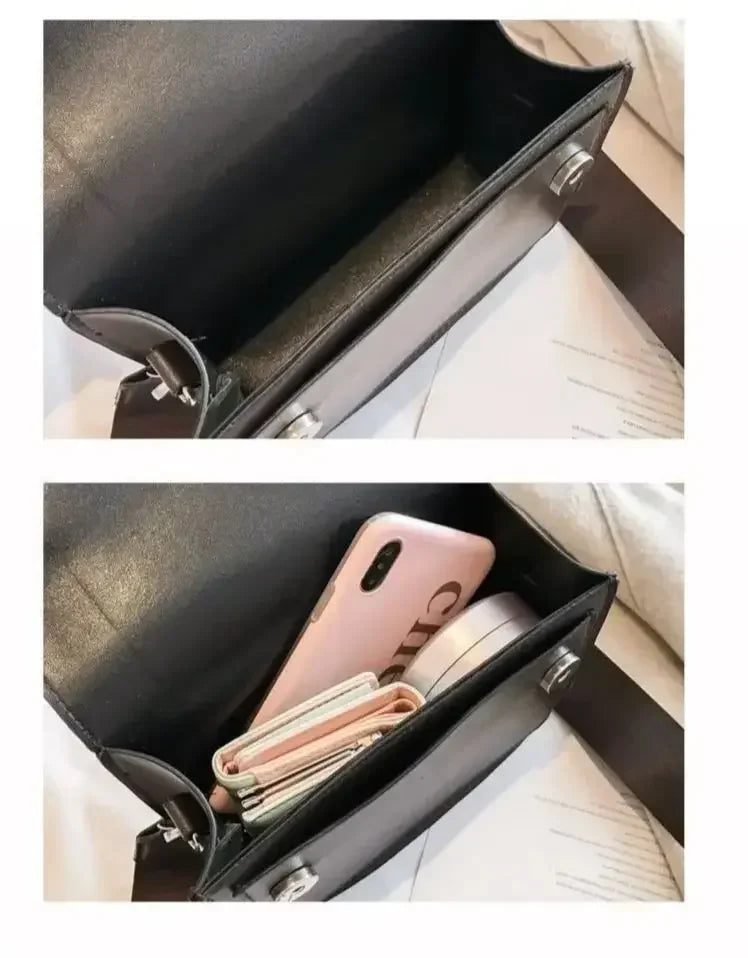 Women’s PU Leather Crossbody Flap Bag