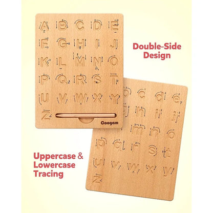 Wooden Alphabet Tracing Board
