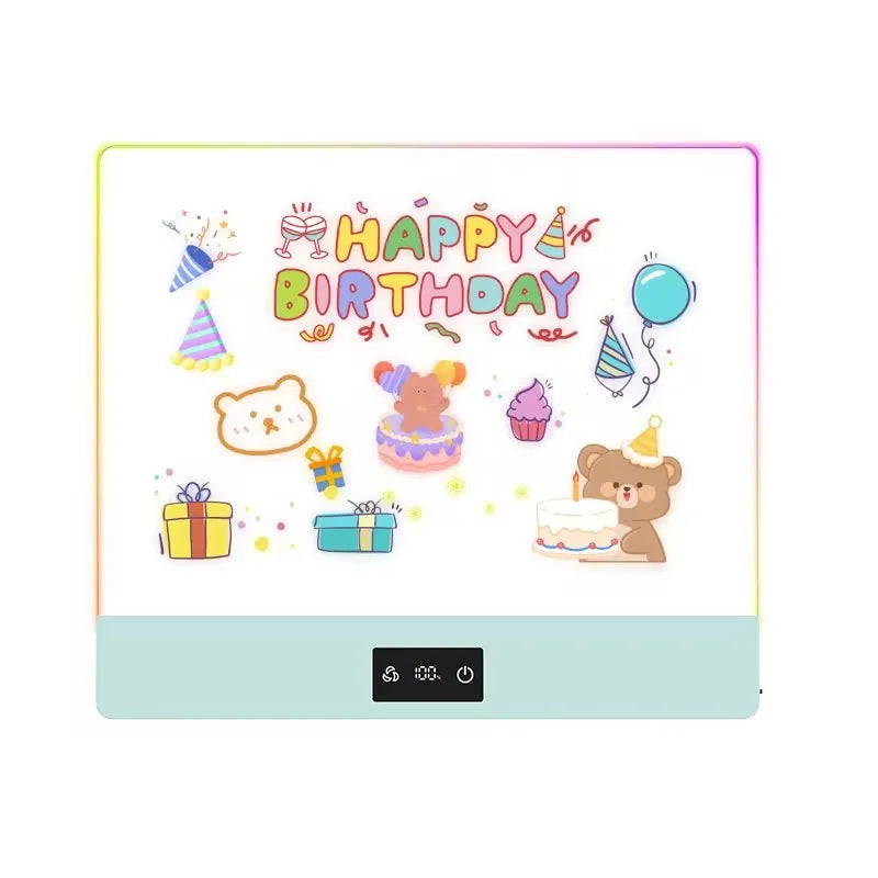 Kids LED Writing Board – Adjustable Brightness Glow Drawing Pad with Neon Pens