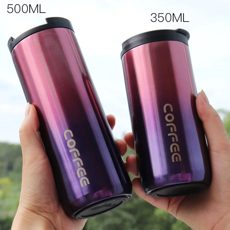 Insulated Leak-Proof Thermos Cup – 350ml & 500ml