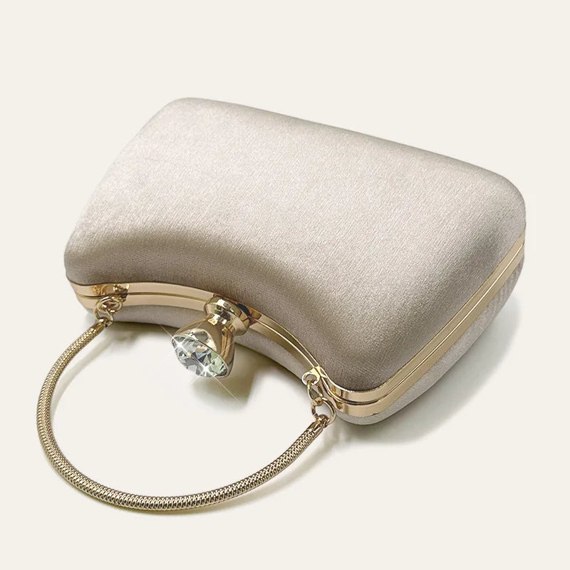 Elegant Velvet Evening Clutch Bag