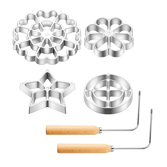 Rosette Iron Cookie Mold Set