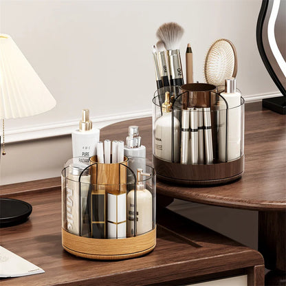 360° Rotating Makeup Brush Holder